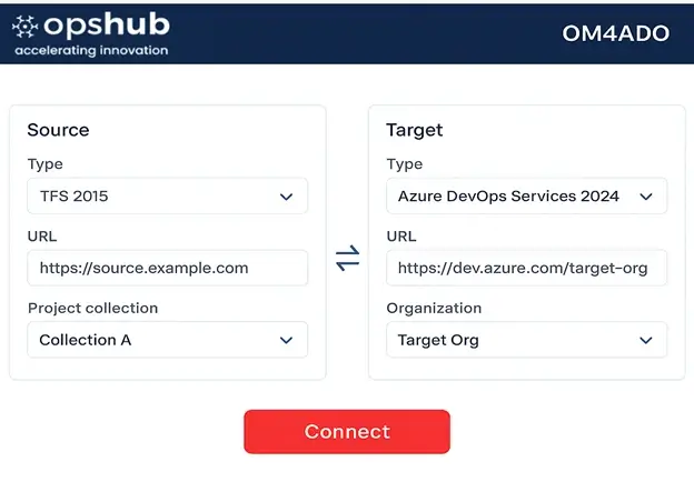 Connect Your Source and Target Environments